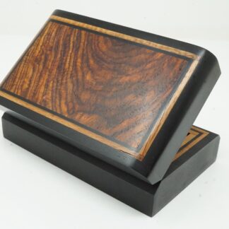 Highly figured Cocobolo Top with Ebony Sides